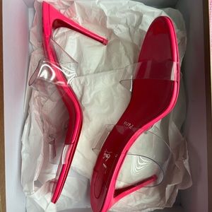 Pink Christian louboutin pink sandals